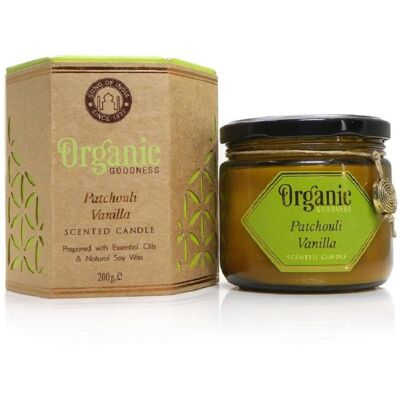 Song of India Vonná svíčka Organic Goodness - Patchouli and Vanilla Song of India Vonná svíčka Organic Goodness - Patchouli and Vanilla
