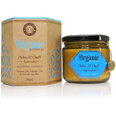 Song of India Vonná svíčka Organic Goodness - Dehn Al Oudh Agarwood Song of India Vonná svíčka Organic Goodness - Dehn Al Oudh Agarwood
