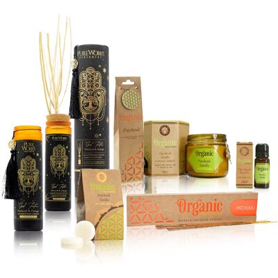 Song of India Exkluzivní vonný set Patchouli 7 ks Song of India Exkluzivní vonný set Patchouli 7 ks