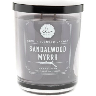 DW Home Signature Vonná svíčka ve skle Myrha a santalové dřevo 425 g DW Home Signature Vonná svíčka ve skle Myrha a santalové dřevo 425 g