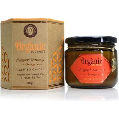 Song of India Vonná svíčka Organic Goodness - Nagpuri Narangi Orange Song of India Vonná svíčka Organic Goodness - Nagpuri Narangi Orange