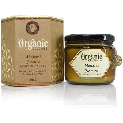 Song of India Vonná svíčka Organic Goodness - Madurai Jasmín Song of India Vonná svíčka Organic Goodness - Madurai Jasmín