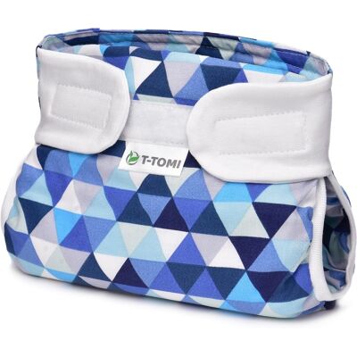 T-tomi Ortopedické abdukční kalhotky - suchý zip Blue triangles (5-9kg) T-tomi Ortopedické abdukční kalhotky - suchý zip Blue triangles (5-9kg)