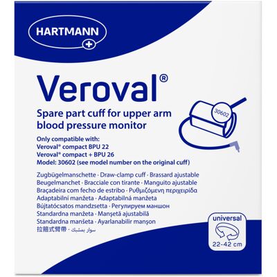 Veroval Adaptabilní manžeta universal 22-42 cm 1 ks Veroval Adaptabilní manžeta universal 22-42 cm 1 ks