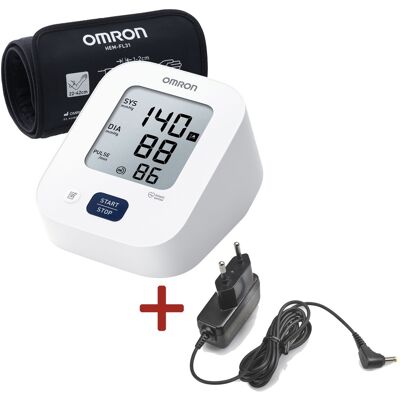 Omron M2 Comfort digitální tonometr + síťový zdroj Omron M2 Comfort digitální tonometr + síťový zdroj