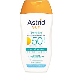Citlivé sluneční mléko Astrid SPF 50 - Opalovací mléko Citlivé sluneční mléko Astrid SPF 50 - Opalovací mléko