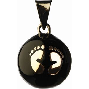 Bola Essentials Těhotenská rolnička 1 ks Black with Silver Feet Bola Essentials Těhotenská rolnička 1 ks Black with Silver Feet