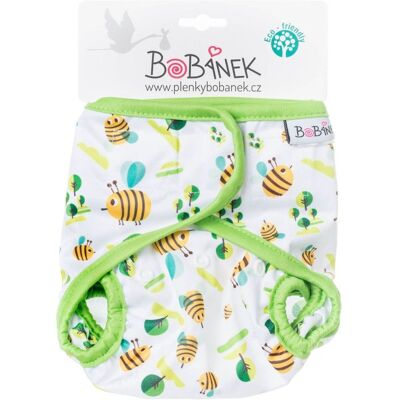 Bobánek Svrchní kalhotky suchý zip 1 ks včelky Bobánek Svrchní kalhotky suchý zip 1 ks včelky