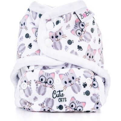 Bobánek Svrchní kalhotky extra jemné patentky 1 ks cute cats Bobánek Svrchní kalhotky extra jemné patentky 1 ks cute cats