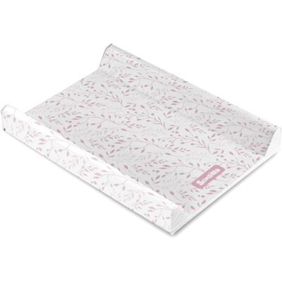 SENSILLO Sensillo Měkká přebalovací podložka Lístek růžová 70×50 cm SENSILLO Sensillo Měkká přebalovací podložka Lístek růžová 70×50 cm