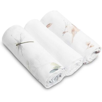 SENSILLO Mušelínové pleny pro miminko SOFT - 3 ks, 70x80 cm SENSILLO Mušelínové pleny pro miminko SOFT - 3 ks, 70x80 cm