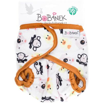 Bobánek Svrchní kalhotky suchý zip 1 ks zvířátka Bobánek Svrchní kalhotky suchý zip 1 ks zvířátka