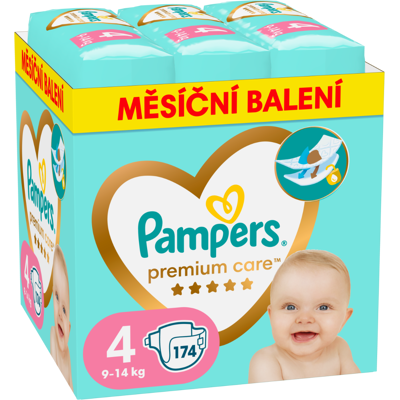 Pampers Premium Měsíční Krabice Velikost 4 - Jednorázové Pleny Pampers Premium Měsíční Krabice Velikost 4 - Jednorázové Pleny