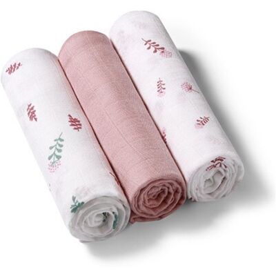Babyono Sada bambusových plenek Nature Girl 70 x 70 cm - 3 ks Babyono Sada bambusových plenek Nature Girl 70 x 70 cm - 3 ks