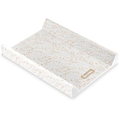 SENSILLO Přebalovací podložka, tvrdá 70 x 49 x 9,5 cm - béžové lístky SENSILLO Přebalovací podložka, tvrdá 70 x 49 x 9,5 cm - béžové lístky