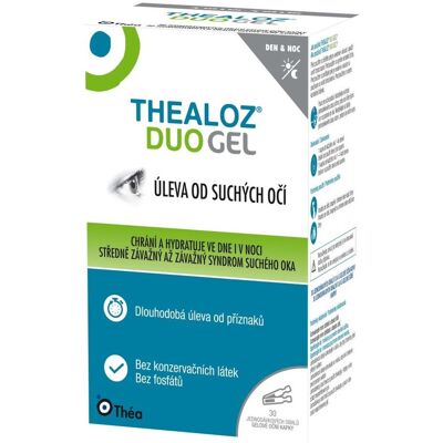 Thealoz Duo Oční gel - Zmírňuje příznaky suchého oka Thealoz Duo Oční gel - Zmírňuje příznaky suchého oka