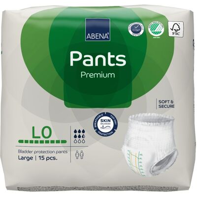 Abena Pants Premium L0 inkontinenční kalhotky 15 ks Abena Pants Premium L0 inkontinenční kalhotky 15 ks