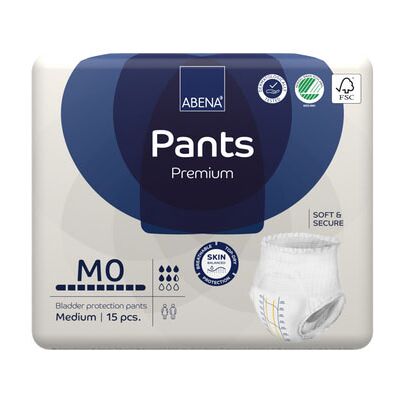 Abena Pants Premium M0 inkontinenční kalhotky 15 ks Abena Pants Premium M0 inkontinenční kalhotky 15 ks