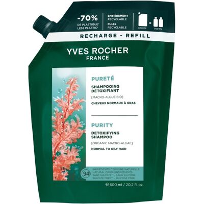 Yves Rocher Haircare Botanical Solutions Detoxikační šampon 600 ml Yves Rocher Haircare Botanical Solutions Detoxikační šampon 600 ml