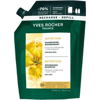 Yves Rocher Haircare Botanical Solutions Vyživující šampon 600 ml Yves Rocher Haircare Botanical Solutions Vyživující šampon 600 ml