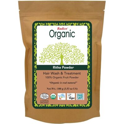 Radico - Reetha Powder - 100 g - Prášek - Péče o vlasy Radico - Reetha Powder - 100 g - Prášek - Péče o vlasy