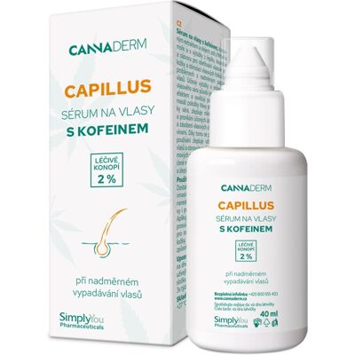 Cannaderm Capillus Sérum stimulační s kofeinem 40 ml Cannaderm Capillus Sérum stimulační s kofeinem 40 ml