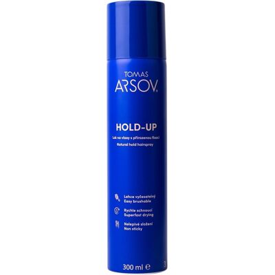 Tomas Arsov - HOLD-UP Přirozená fixace - Laky na vlasy 300ml Tomas Arsov - HOLD-UP Přirozená fixace - Laky na vlasy 300ml
