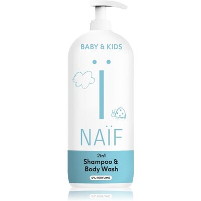 NAIF Baby & Kids Mycí gel a šampon 2v1 500 ml NAIF Baby & Kids Mycí gel a šampon 2v1 500 ml