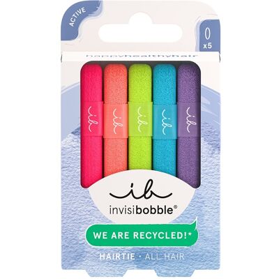 Invisibobble Hair Tie Glow in the Dark gumičky do vlasů 5 ks neonové Invisibobble Hair Tie Glow in the Dark gumičky do vlasů 5 ks neonové