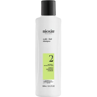 Nioxin Systém 2 - Šampon - Přirozené Vlasy - Řídnutí - 300 Ml Nioxin Systém 2 - Šampon - Přirozené Vlasy - Řídnutí - 300 Ml