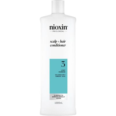 Nioxin System 3 Kondicionér - Pro Barvené a Poškozené Vlasy Nioxin System 3 Kondicionér - Pro Barvené a Poškozené Vlasy