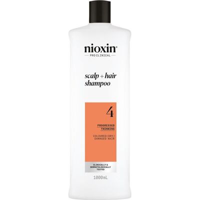Nioxin Systém 4 - Šampon - Barvené a poškozené vlasy - 1L Nioxin Systém 4 - Šampon - Barvené a poškozené vlasy - 1L
