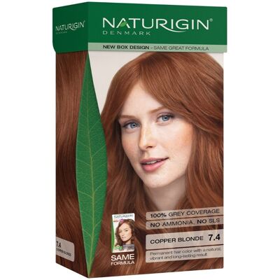 Přírodní barva na vlasy NATURIGIN Medium Blonde Red 7.4 - 115ml Přírodní barva na vlasy NATURIGIN Medium Blonde Red 7.4 - 115ml