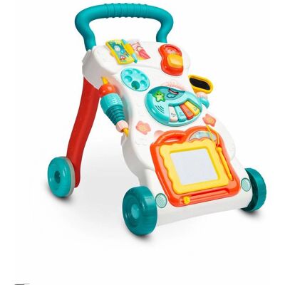 Toyz Dětské interaktivní chodítko, stoleček se zvuky, modré Toyz Dětské interaktivní chodítko, stoleček se zvuky, modré