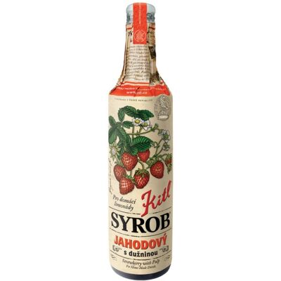 Kitl Syrob Jahodový s dužninou 500 ml Kitl Syrob Jahodový s dužninou 500 ml