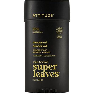 ATTITUDE Pánský deodorant Amber & Citrus 75 g ATTITUDE Pánský deodorant Amber & Citrus 75 g
