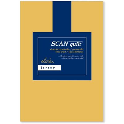 SCANquilt napínací prostěradlo JERSEY ELASTIC LYCRA okrová 90 x 200 cm (výška matrace do 30 cm) SCANquilt napínací prostěradlo JERSEY ELASTIC LYCRA okrová 90 x 200 cm (výška matrace do 30 cm)
