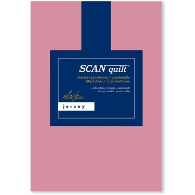 SCANquilt napínací prostěradlo JERSEY ELASTIC LYCRA starorůžová 90 x 200 cm (výška matrace do 30 cm) SCANquilt napínací prostěradlo JERSEY ELASTIC LYCRA starorůžová 90 x 200 cm (výška matrace do 30 cm)