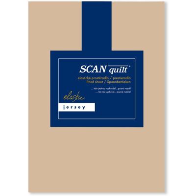 SCANquilt napínací prostěradlo JERSEY ELASTIC LYCRA oříšková 90 x 200 cm (výška matrace do 30 cm) SCANquilt napínací prostěradlo JERSEY ELASTIC LYCRA oříšková 90 x 200 cm (výška matrace do 30 cm)