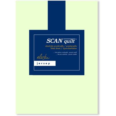 SCANquilt napínací prostěradlo JERSEY ELASTIC LYCRA světle zelená 180 x 200 cm (výška matrace do 30 cm) SCANquilt napínací prostěradlo JERSEY ELASTIC LYCRA světle zelená 180 x 200 cm (výška matrace do 30 cm)