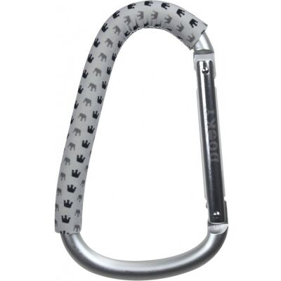 Dooky - Light Grey Crown - Light Grey - Aluminum - Stroller Hook Dooky - Light Grey Crown - Light Grey - Aluminum - Stroller Hook