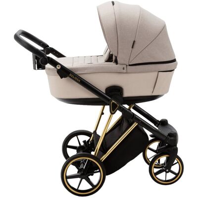ADAMEX Kočárek kombinovaný Belissa Special Edition Beige/Gold ADAMEX Kočárek kombinovaný Belissa Special Edition Beige/Gold