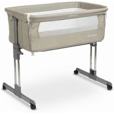 Caretero Dětská přídavná postýlka Sleep2gether - šedá Caretero Dětská přídavná postýlka Sleep2gether - šedá