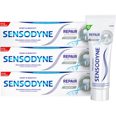 Sensodyne Repair & Protect Whitening zubní pasta 3x75 ml Sensodyne Repair & Protect Whitening zubní pasta 3x75 ml