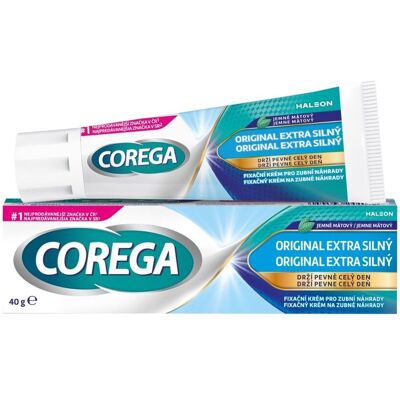 Corega Originální Extra Silný Lepidlo na Zubní Náhradu - Lepidlo na zubní protézu Corega Originální Extra Silný Lepidlo na Zubní Náhradu - Lepidlo na zubní protézu