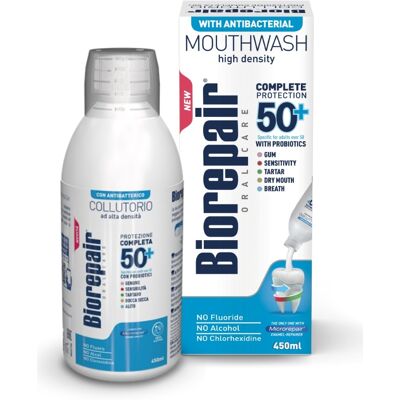 BioRepair Complete Protection 50+ ústní voda antibakteriální 450 ml BioRepair Complete Protection 50+ ústní voda antibakteriální 450 ml