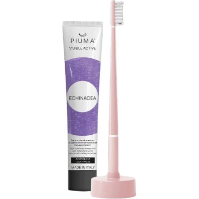 Piuma Dárkový set na péči o zuby s echinaceou 4 ks Baby Pink Piuma Dárkový set na péči o zuby s echinaceou 4 ks Baby Pink