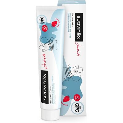 Suavinex Dětská zubní pasta s jahodovou příchutí 75 ml Suavinex Dětská zubní pasta s jahodovou příchutí 75 ml