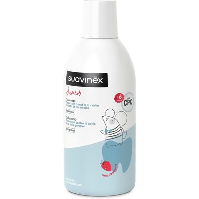 Suavinex Dětská ústní voda s příchutí jahody 500 ml Suavinex Dětská ústní voda s příchutí jahody 500 ml