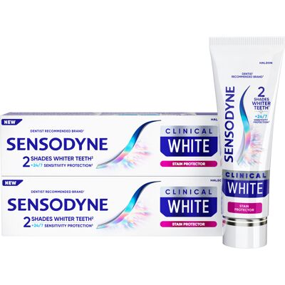 Sensodyne Clinical White Stain Protector - Bělící zubní pasta Sensodyne Clinical White Stain Protector - Bělící zubní pasta
